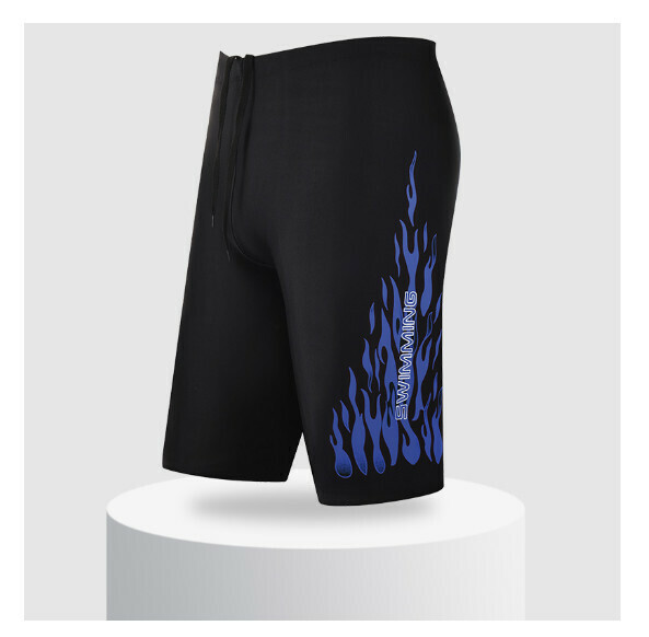 Popular five-cent boxer swimming trunks [2XL-4XL size] [No. 2 blue] (contact customer service after placing the order to confirm the delivery size)
