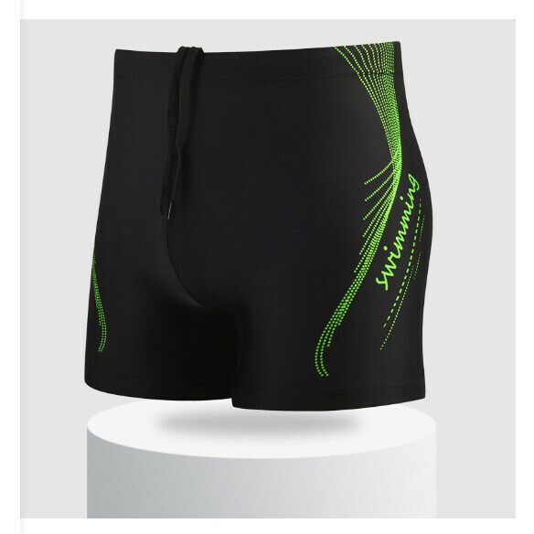 Popular adult boxer swimming trunks [L-2XL size] [green] (contact customer service after placing the order to confirm the delivery size)