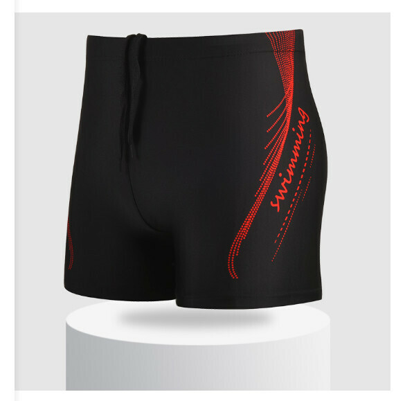Popular adult boxer swimming trunks [L-2XL size] [red] (contact customer service after placing the order to confirm the delivery size)