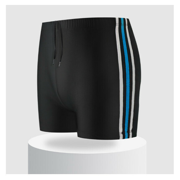 Popular adult boxer swimming trunks [size 2XL-4XL] [light blue] (contact customer service after placing the order to confirm the delivery size)