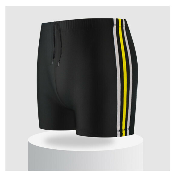 Popular adult boxer swimming trunks [2XL-4XL sizes] [yellow] (contact customer service after placing the order to confirm the delivery size)
