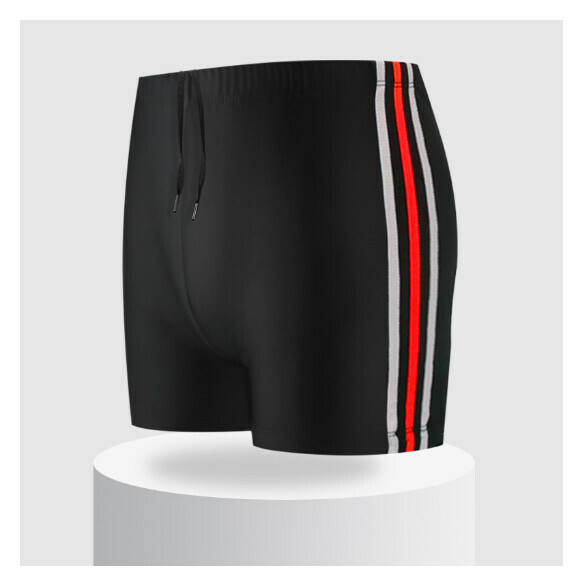 Popular adult boxer swimming trunks [2XL-4XL sizes] [red] (contact customer service after placing the order to confirm the delivery size)