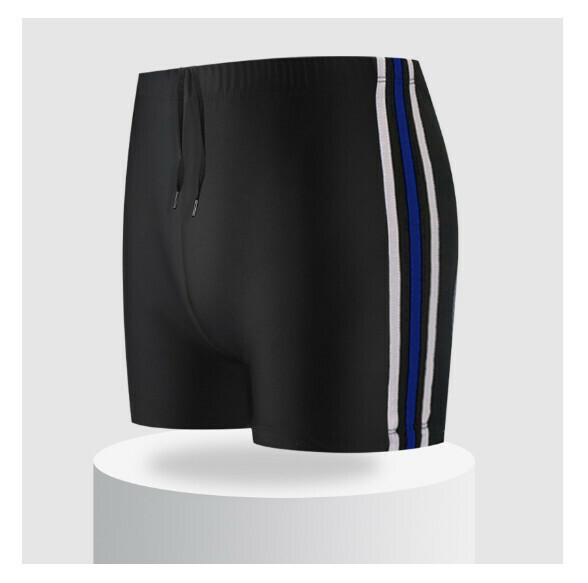 Popular adult boxer swimming trunks [2XL-4XL sizes] [dark blue] (contact customer service after placing the order to confirm the delivery size)