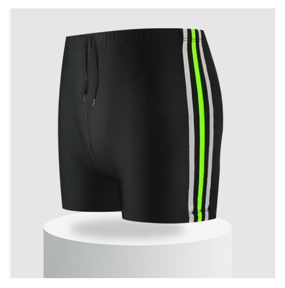Popular adult boxer swimming trunks [2XL-4XL size] [green] (contact customer service after placing the order to confirm the delivery size)