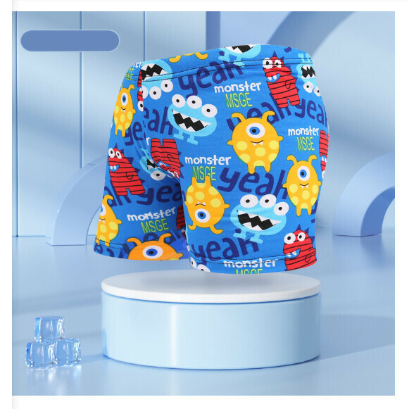 Hot recommended children's boxer swimming trunks [one size fits all (height 110-125CM, 30-50 pounds)] [YK4808-6]