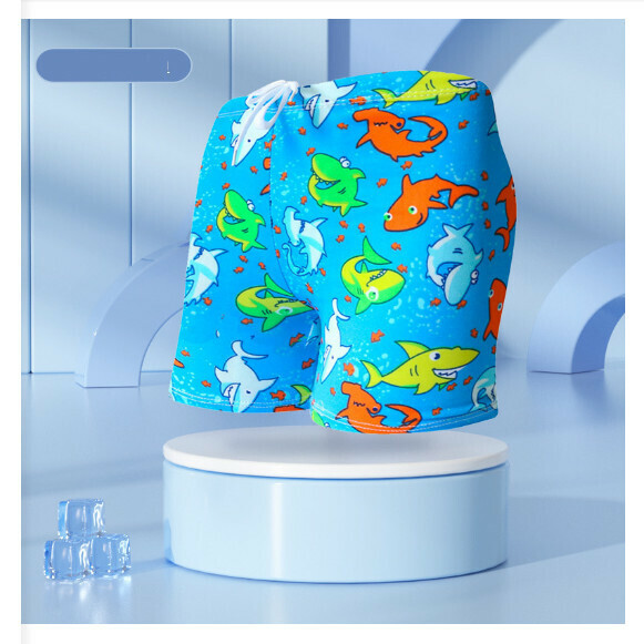 Hot recommended children's boxer swimming trunks [one size fits all (height 110-125CM, 30-50 pounds)] [YK4808-11]