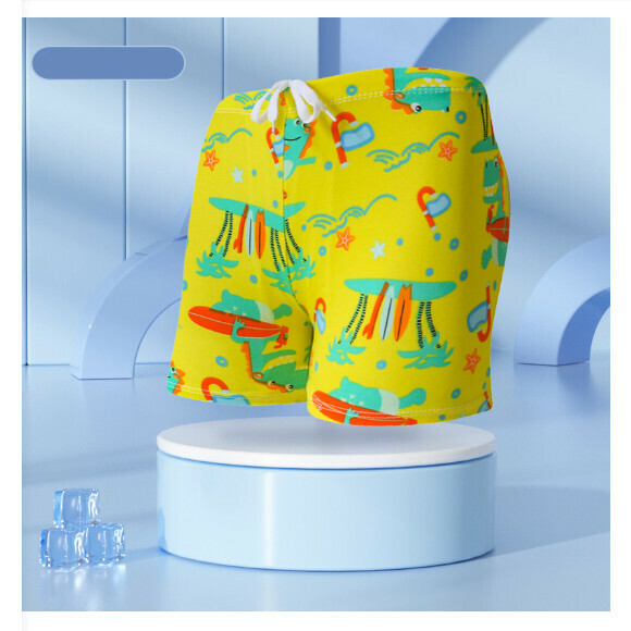 Hot recommended children's boxer swimming trunks [one size fits all (height 110-125CM, 30-50 pounds)] [YK4808-19]
