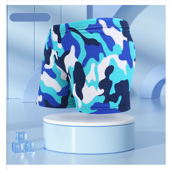 Hot recommended children's boxer swimming trunks [one size fits all (height 110-125CM, 30-50 pounds)] [YK4806-1]
