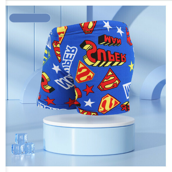 Hot recommended children's boxer swimming trunks [one size fits all (height 110-125CM, 30-50 pounds)] [YK4808-4]