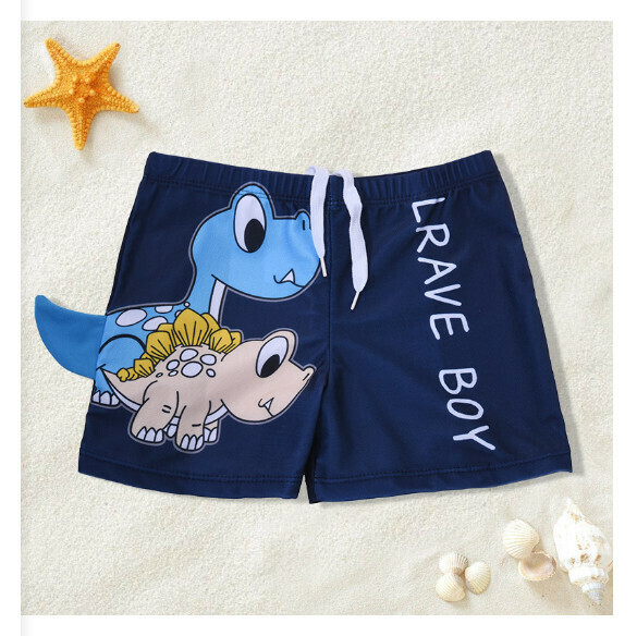 Hot recommended children's boxer swimming trunks [L-XL size] [Navy Blue] (contact customer service after placing the order to confirm the delivery size)