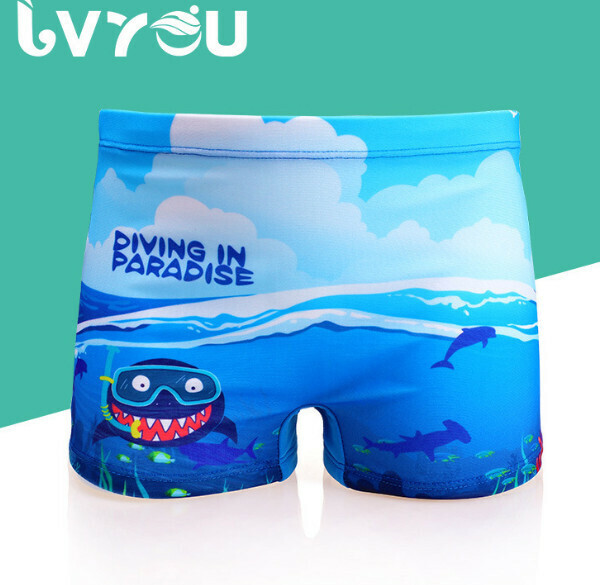 熱推兒童平角游泳褲【S-XXL】【潜水魚】(下單後聯絡客服確認發貨尺碼) 