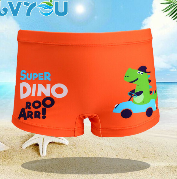 熱推兒童平角游泳褲【S-XXL】【5601橘色】(下單後聯絡客服確認發貨尺碼) 