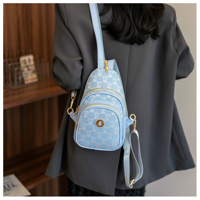 熊熊多功能胸包-三色現貨