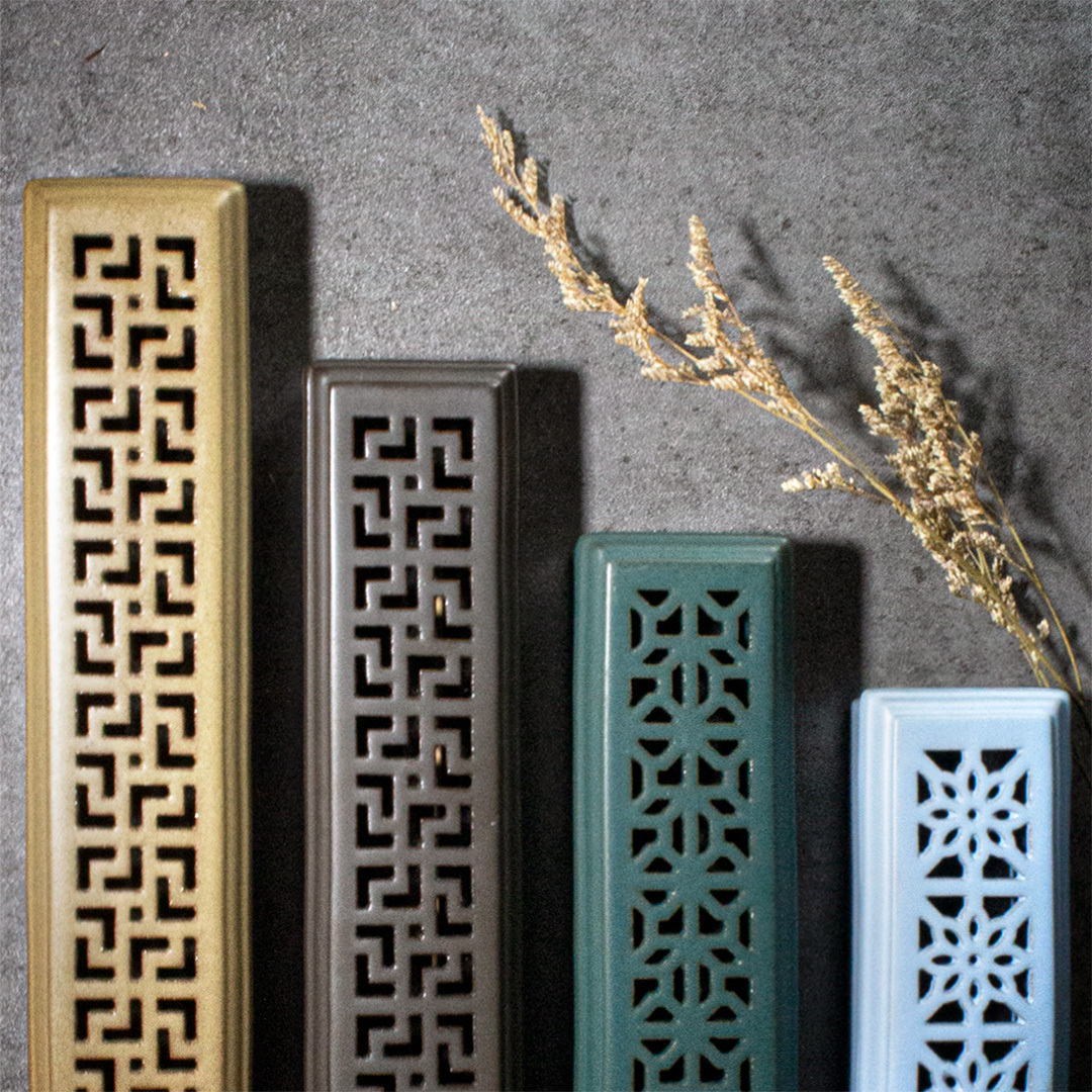 鏤空雕刻臥香座【C1】