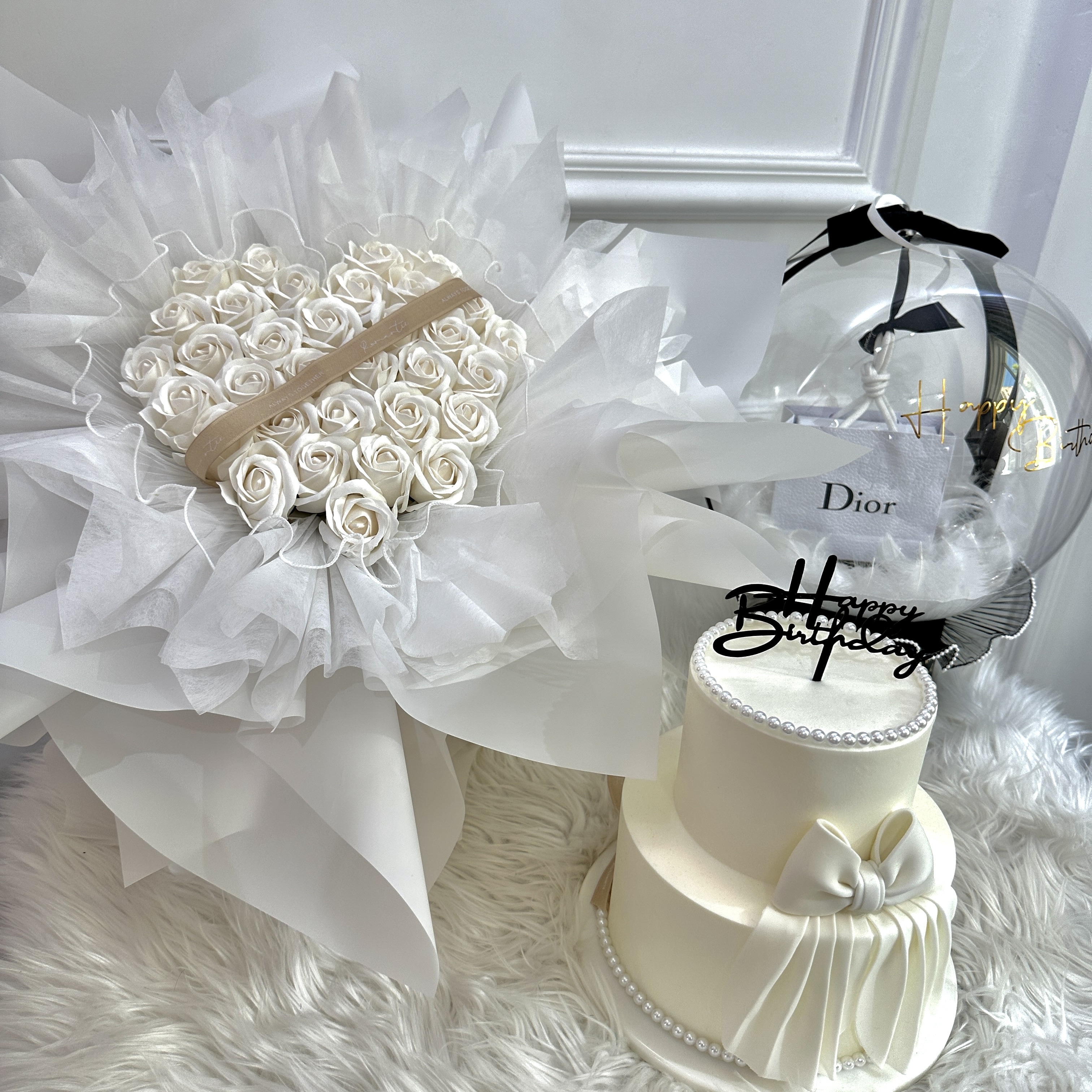 花禮系列丨33朵香皂玫瑰花束