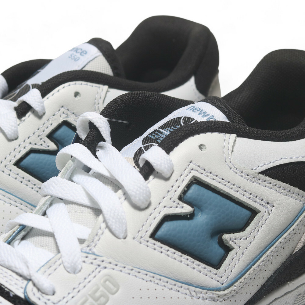 NEW BALANCE 休閒鞋 NB 550 白黑藍 復古 情侶鞋 男女 BB550ESF