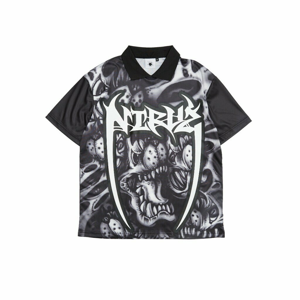 VIRUSWORLD x MAD DOG 聯名惡犬塗鴉球衣 潮流 透氣 球衣 造型