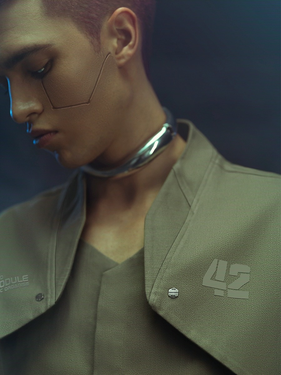 不作惡「02式終端作訓襯衣」L11025 灰石褐