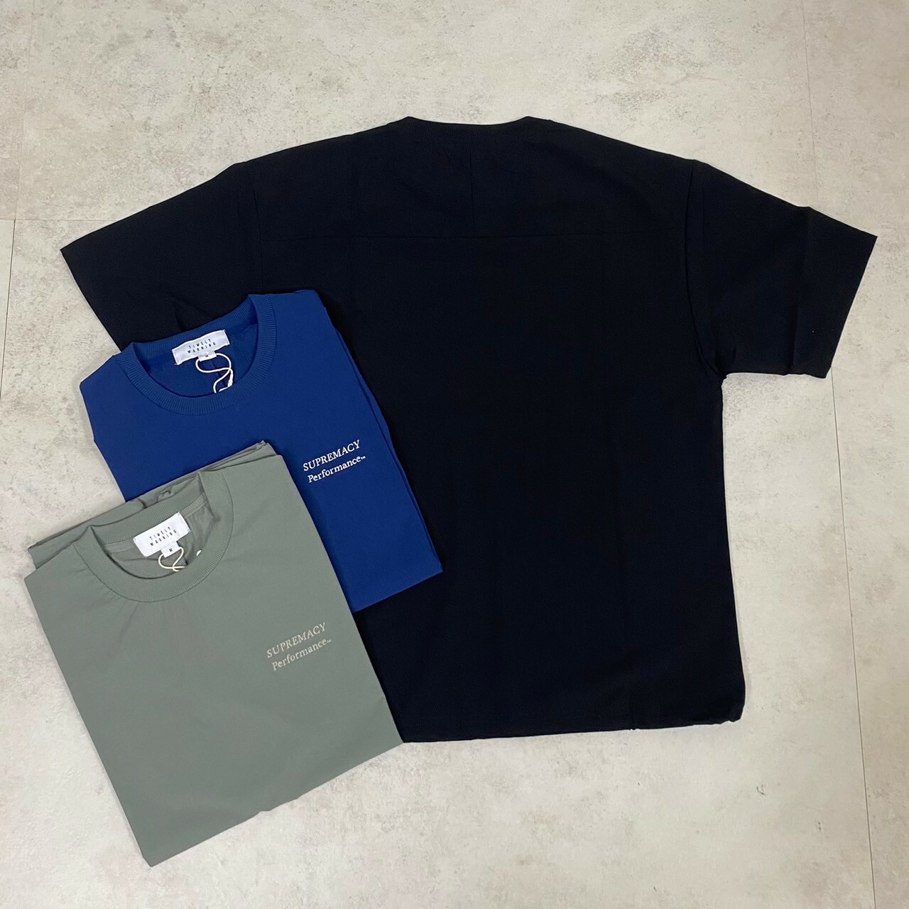 Timely Warning 尼龍科技單點刺繡Tee M-24551020