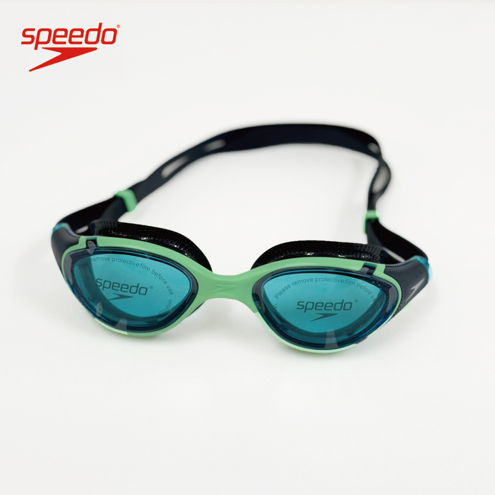 Speedo 成人 運動泳鏡 Biofuse2.0 深藍/綠 SD800233216739
