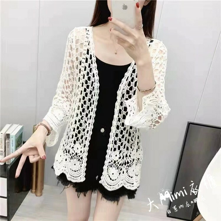 洞洞鏤空罩衫