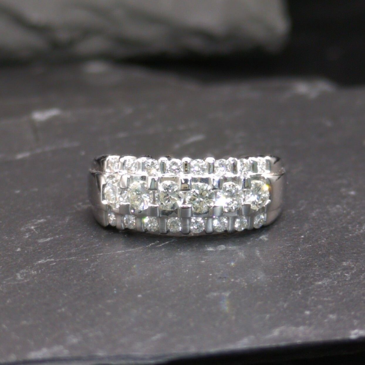 18K White Gold 0.80ct Diamond Ring