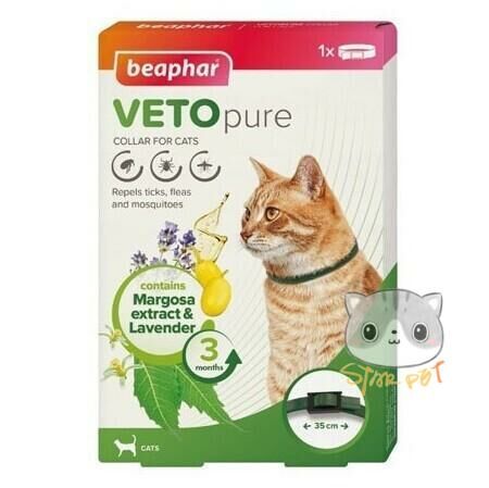 Beaphar VETOpure Flea & Tick Collar for Cats (3 months)
