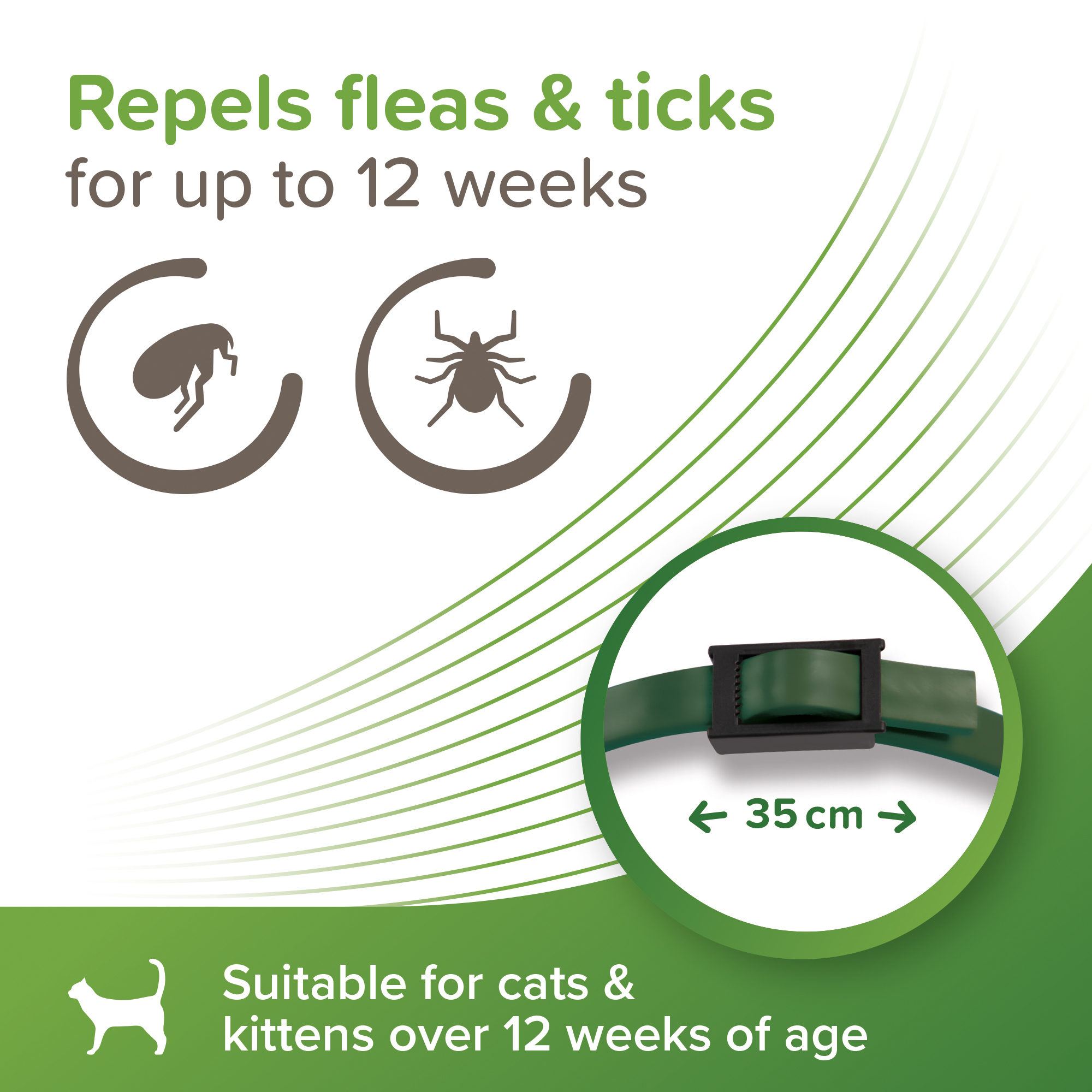 Beaphar VETOpure Flea & Tick Collar for Cats (3 months)