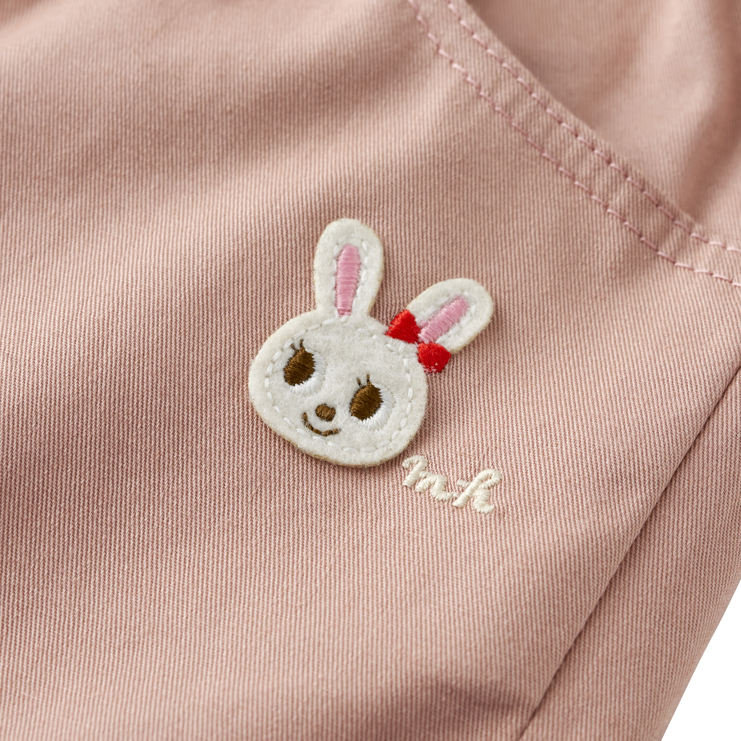 舞颯兔闊腿九分褲-粉