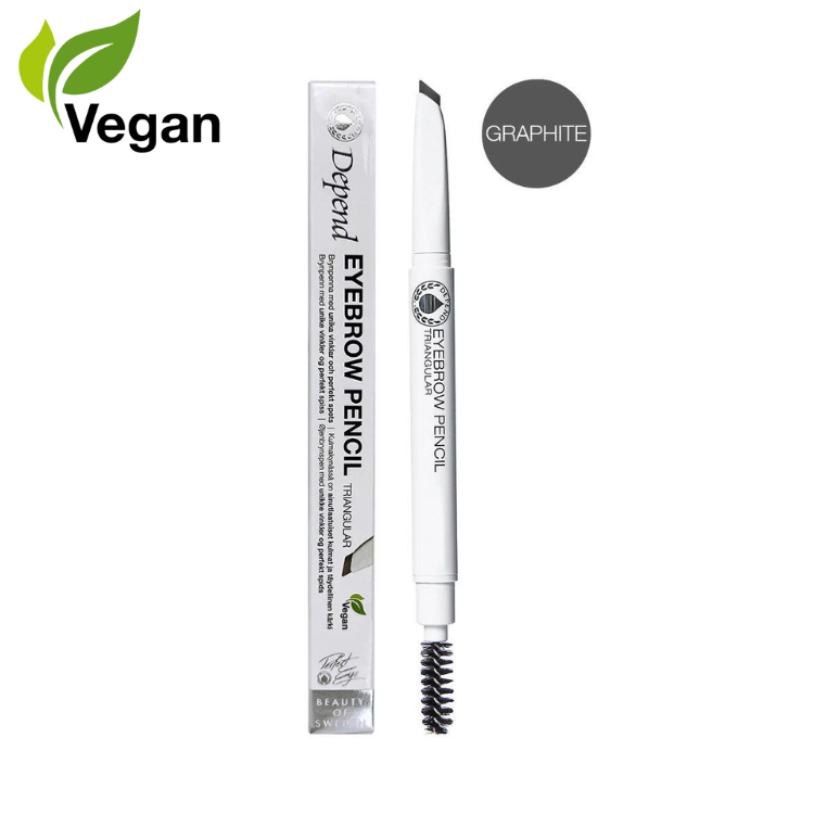 PERFECT EYE 專業防水三角眉筆- 連極柔軟眉毛刷 霧黑色 #4927