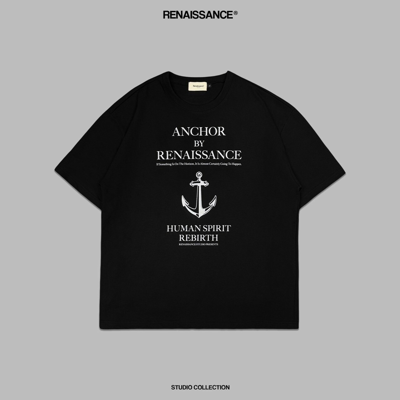 RENAISSANCE  船錨雙R標語短袖 T ‘’ ACHOR DOUBLE R SLOGAN TEE ‘’