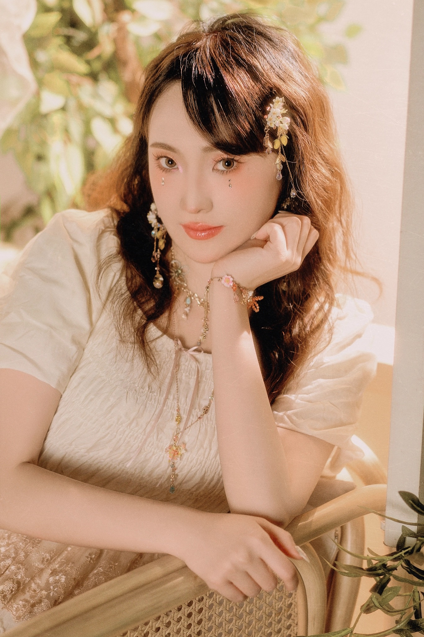 Utopia Plumeria Lemon Wall Garden Hair Clip Set