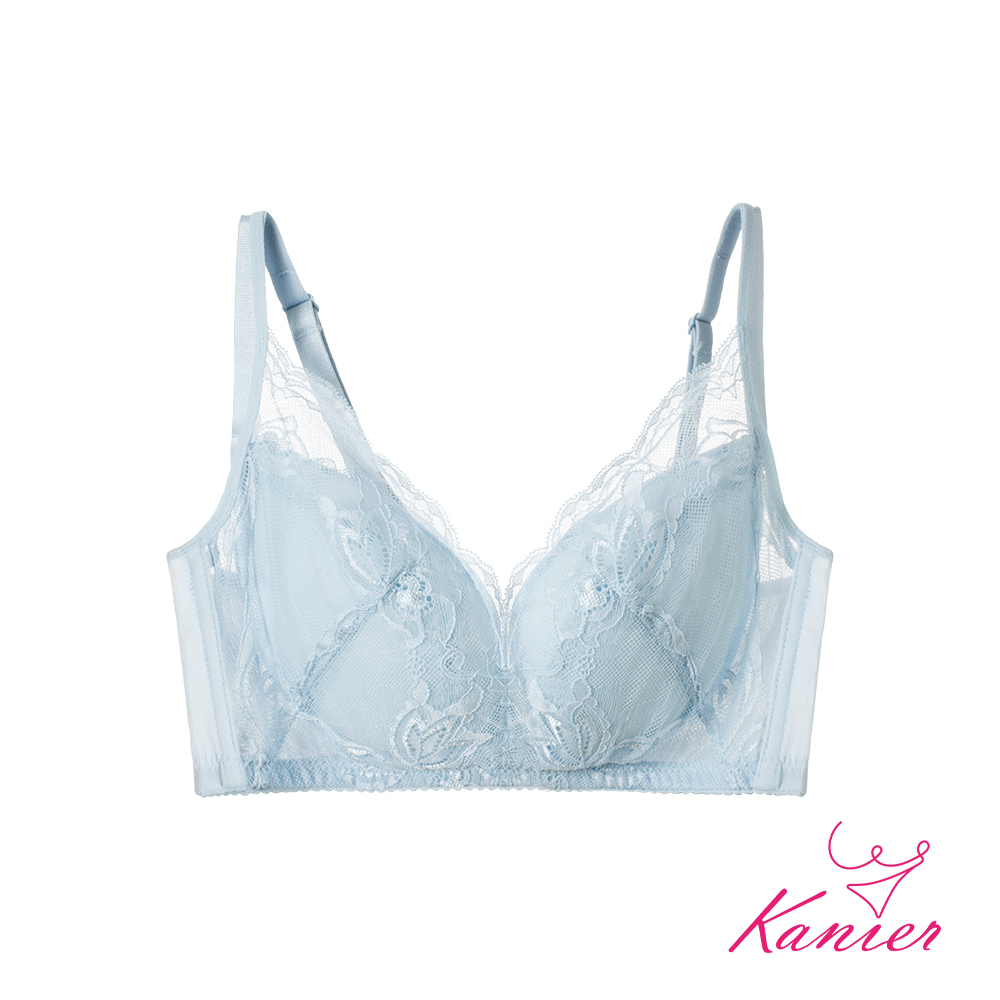 【Kanier卡妮兒】微曦晨光．無鋼圈機能型內衣 【1301 晨曦藍 -S / M / L / XL / 2XL】