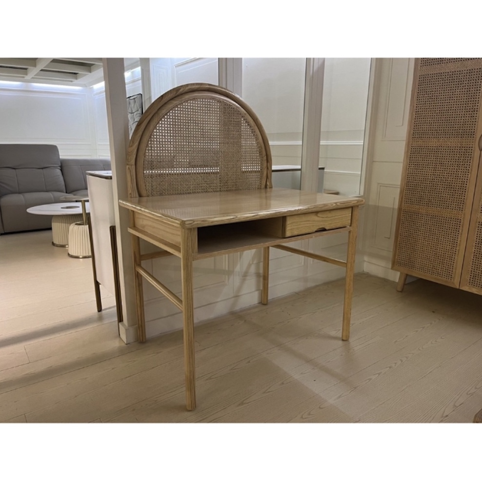 ✨展示特惠出清✨ 藤編抽屜書桌 LLZ-YG-378