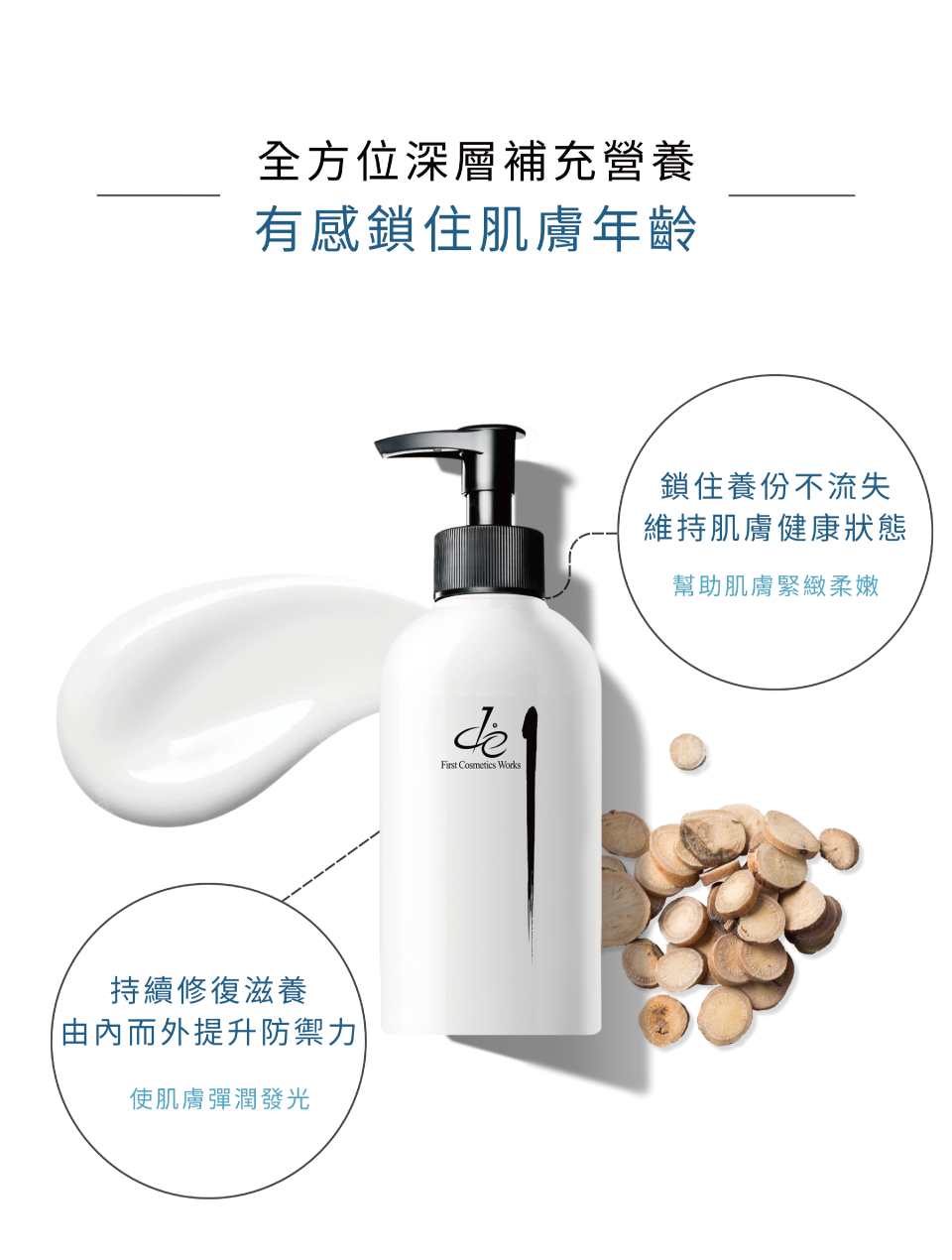 全方位深層補充營養 有感鎖住肌膚年齡