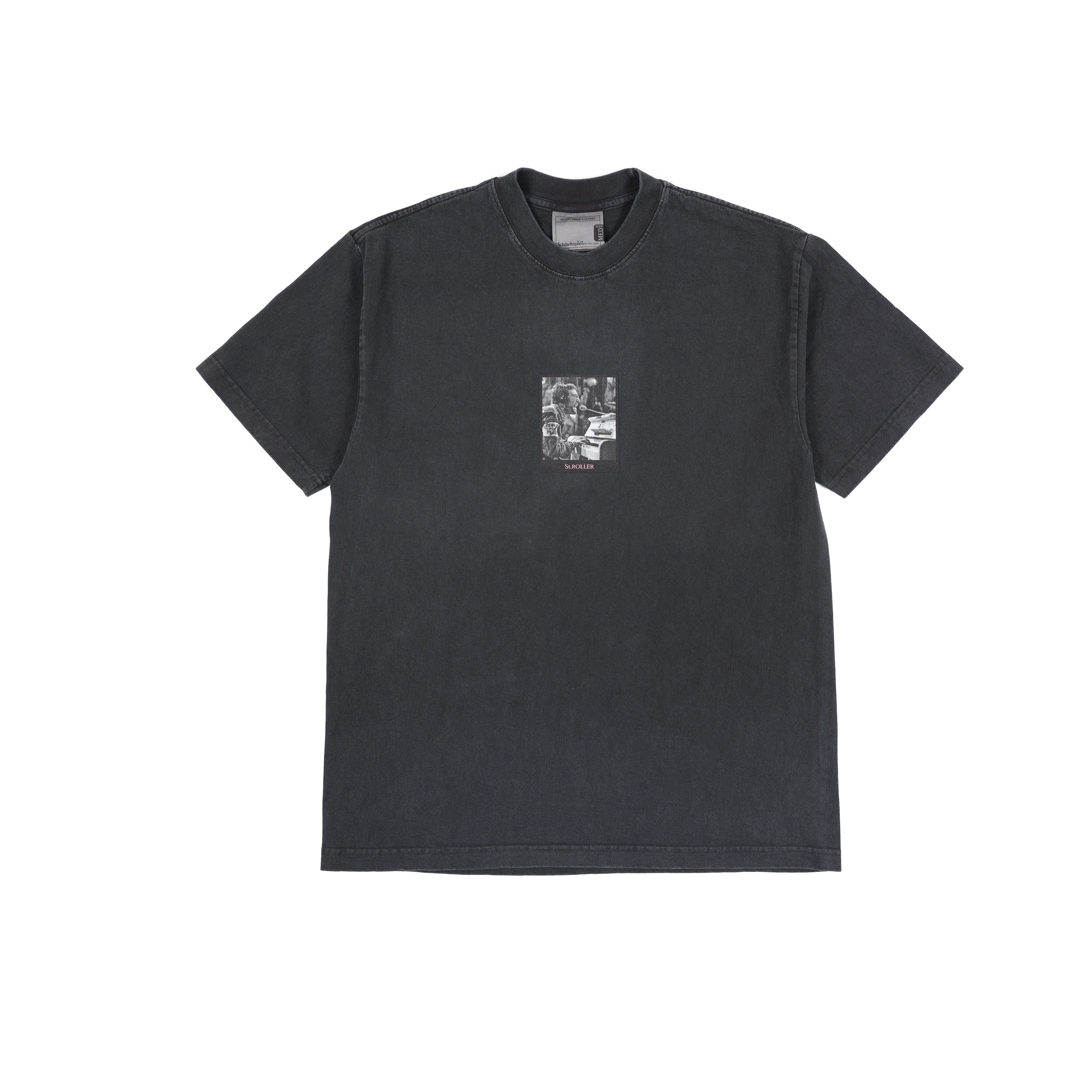 ST. ROLLER VINTAGE SPIRIT TEE - SRTE82401004 SRTE012 WASHED CHARCOAL