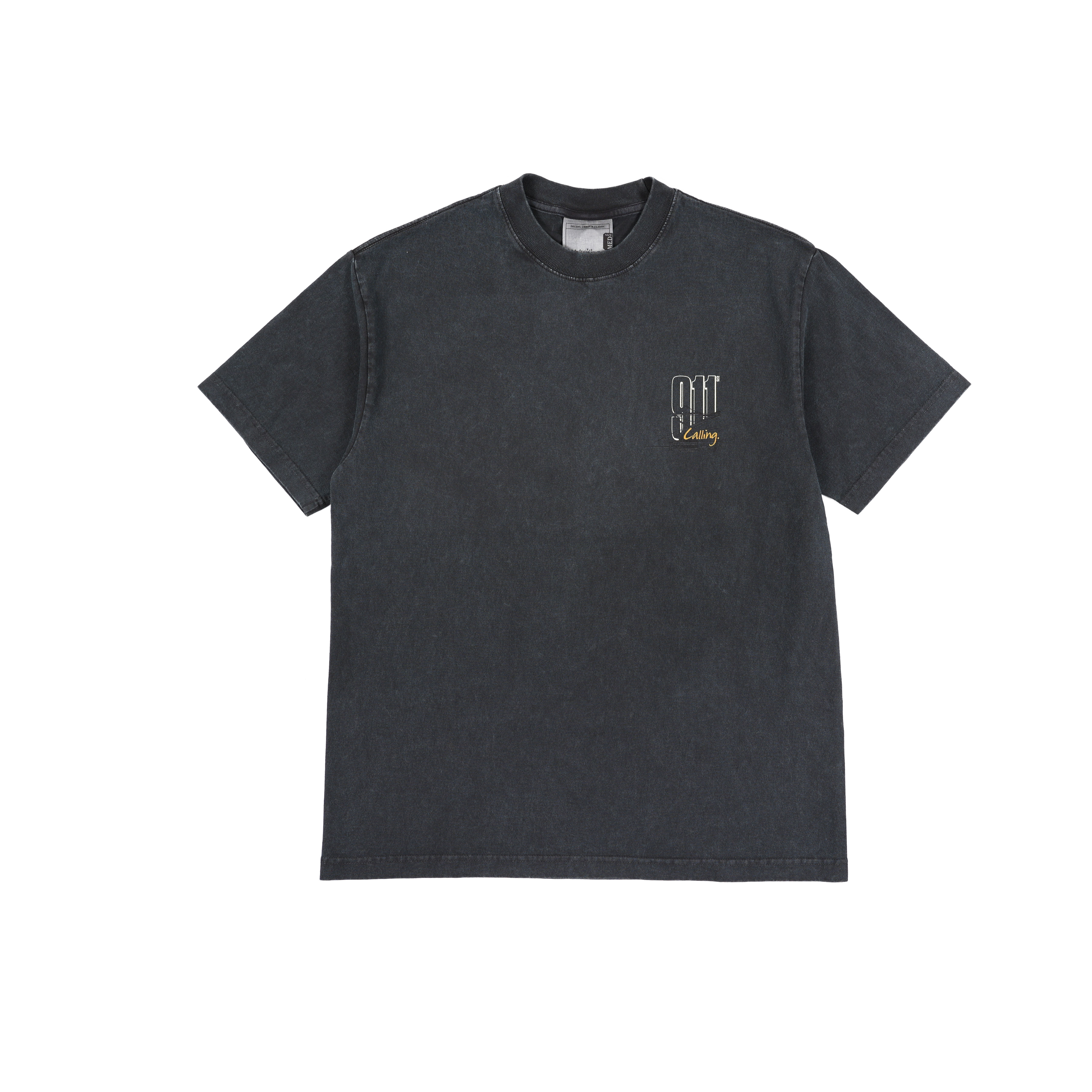 ST. ROLLER S/L T-SHIRT - SRTE82401011 SRTE013 WASHED CHARCOAL