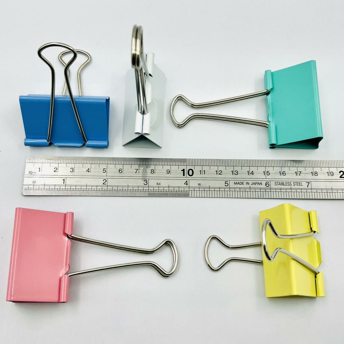 啟行® 粉色 2寸長尾夾 / 反尾夾, 12個裝 (5色) #11011