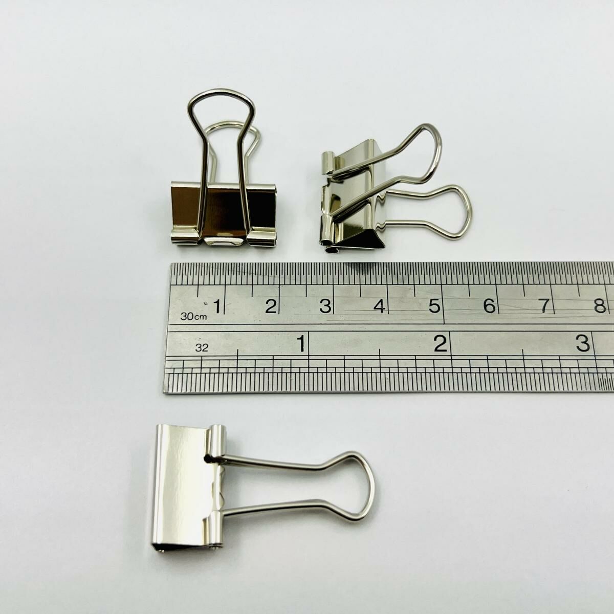 啟行® 銀色 3/4寸長尾夾 / 反尾夾, 40個裝 #10419