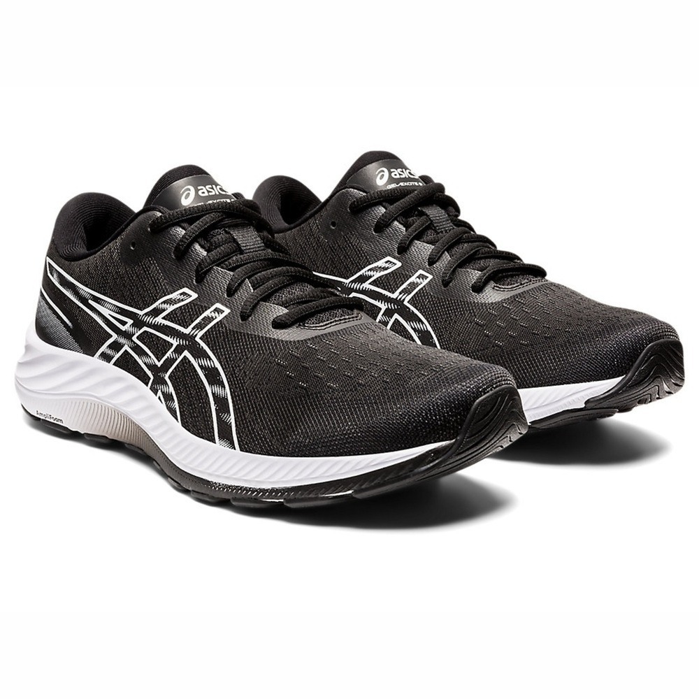 男鞋 ASICS GEL-EXCITE 9 4E 黑白 舒適 支撐 緩衝 彈力 休閒 運動 慢跑鞋【1011B337-002】