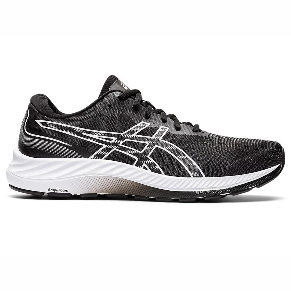男鞋 ASICS GEL-EXCITE 9 4E 黑白 舒適 支撐 緩衝 彈力 休閒 運動 慢跑鞋【1011B337-002】