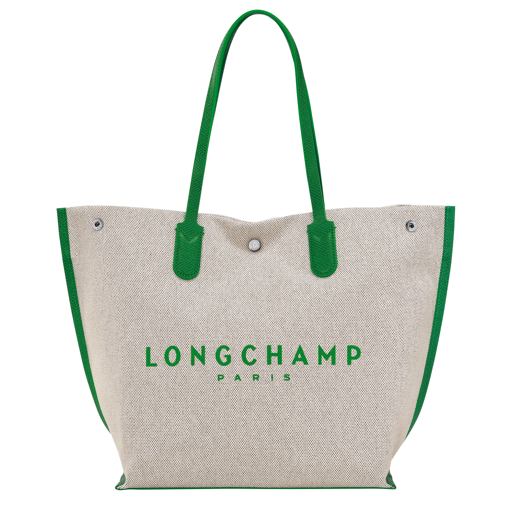 国内直営**LONGCHAMP** ESSENTIAL L トートバッグ Essential L Tote bag Ecru - Canvas | Longchamp US