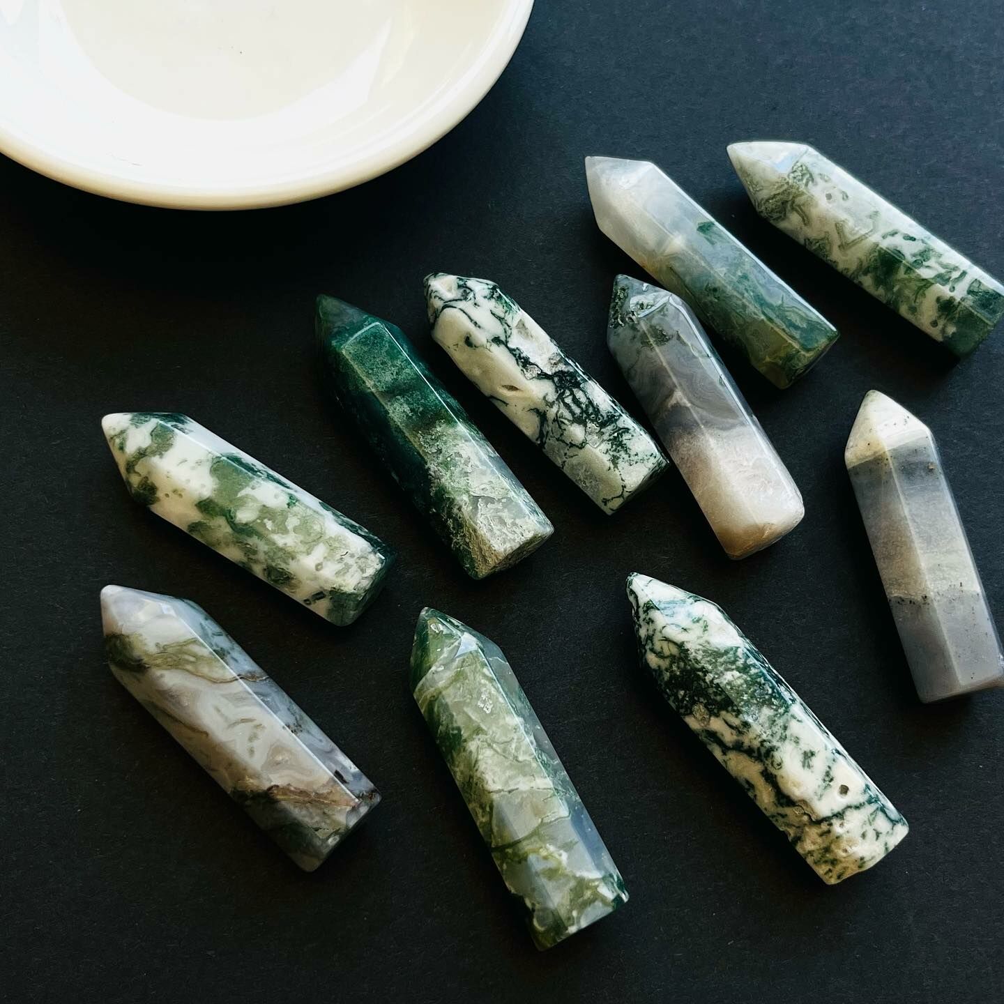 [原石] 水草瑪瑙 水晶柱