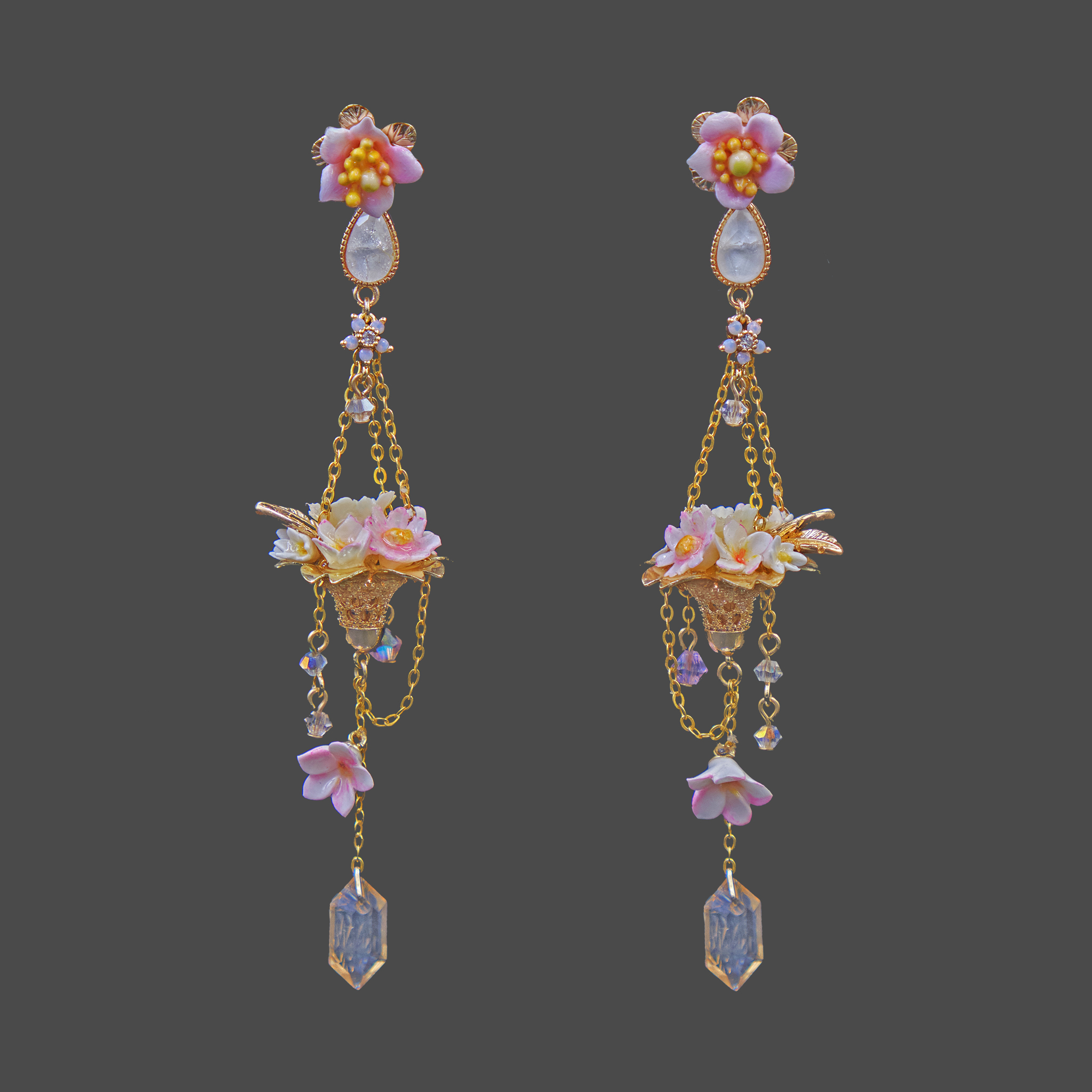 Blossom Hallway Basket Earrings