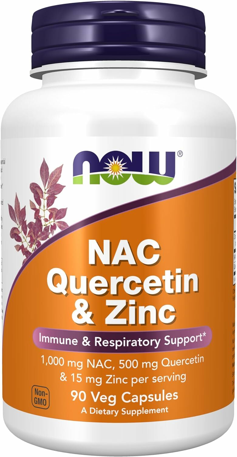 代購 NOW Foods, NAC Quercetin & Zinc, 90 Veg Capsules