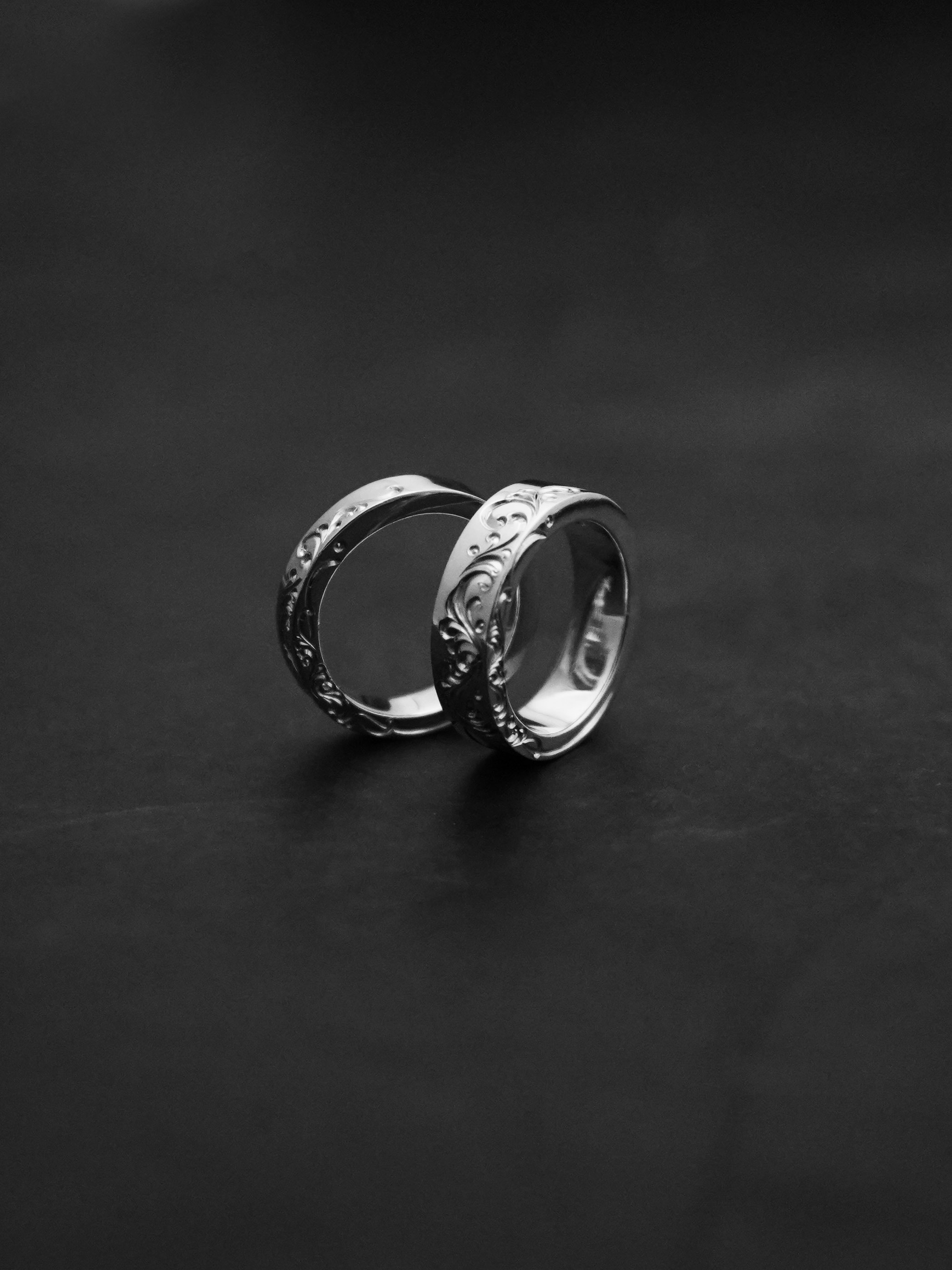 Jinny's TB PRE 銀唐草平打戒 6mm