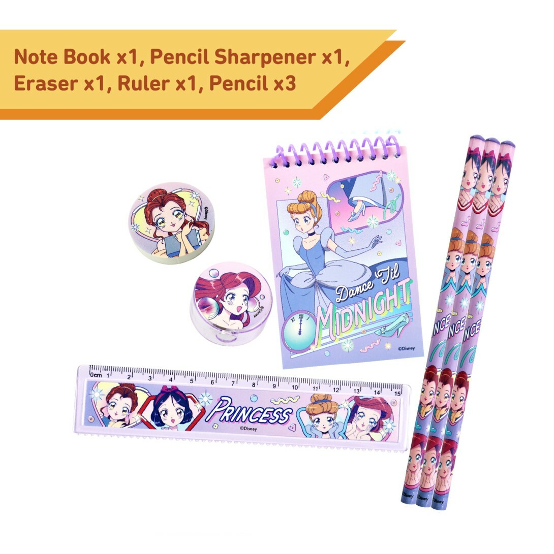 迪士尼公主- 文具套裝(7P)