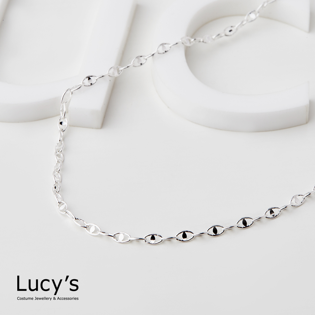 925純銀 小豬鼻 項鍊 (113319)