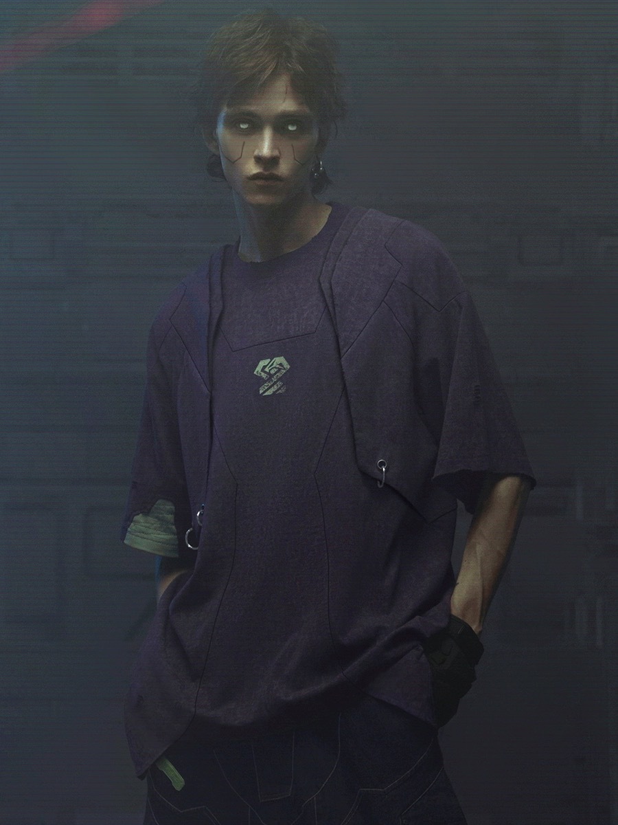 不作惡「深區近防卹_戰損版」 E11025 塵紫