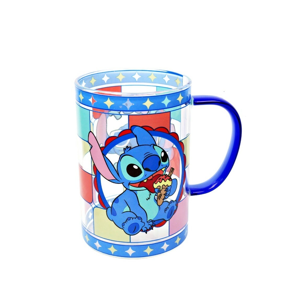 迪士尼史迪仔 | 玻璃杯 | 彩色杯柄